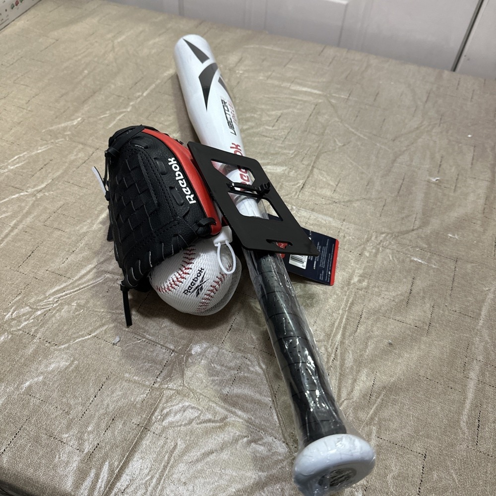 Reebok 3 Piece Youth T-Ball Set 9" Glove 25" Bat TBall Set 15 Oz